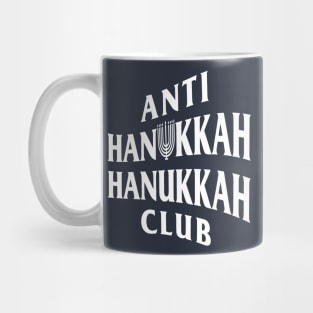 Anti Hanukkah Hanukkah Club (Anti Social style) Mug